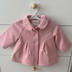 Mayoral Soft Pink Pea Coat for Kids
